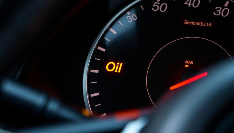 Oil light symbol on a car dashboard indicating the need for maintenance or oil check.