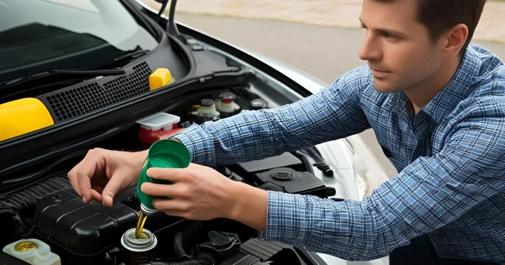 how to check oil in car