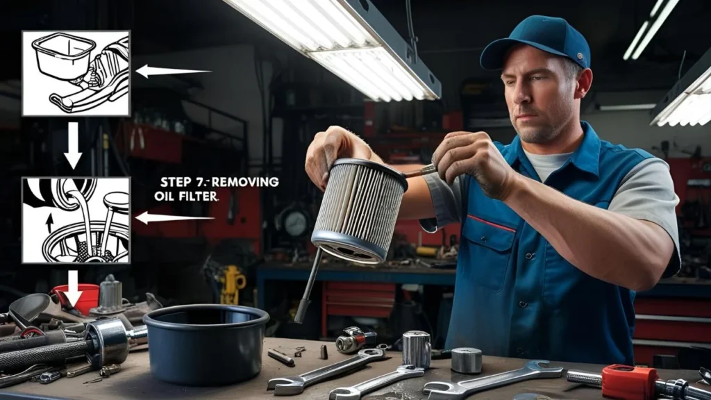 how to take off an oil filter