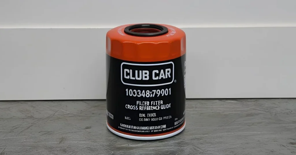 club car oil filter 103887901 cross reference