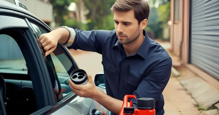 how to check oil in car